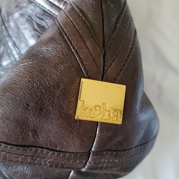 Kooba Brown Leather Designer Handbag Shoulder Bag, Vintage - Picture 6 of 13